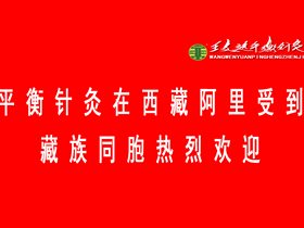 平衡针灸在西藏阿里受到藏族同胞 热烈欢迎