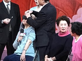 平衡针灸技术为北京电视台送温暖