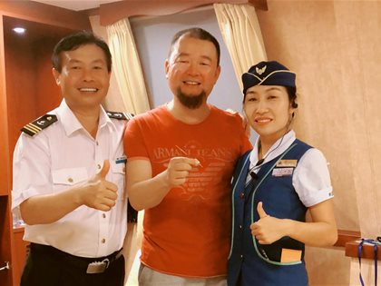 西沙长乐公主号豪华邮轮员工体验平衡针创新技术