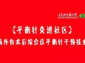 《平衡针灸进社区》脑外伤术后综合症平衡针干预技术
