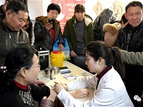 温禧卿平衡针灸专家太行老区平山县义诊带教深受欢迎